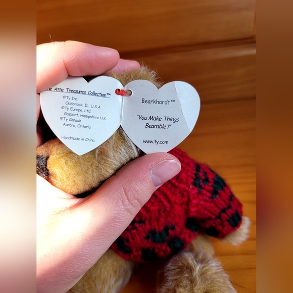 Set of 3 Vintage TY Attic Treasures Posable Plush - C. 1993 w/ Tags - Picture 13 of 15